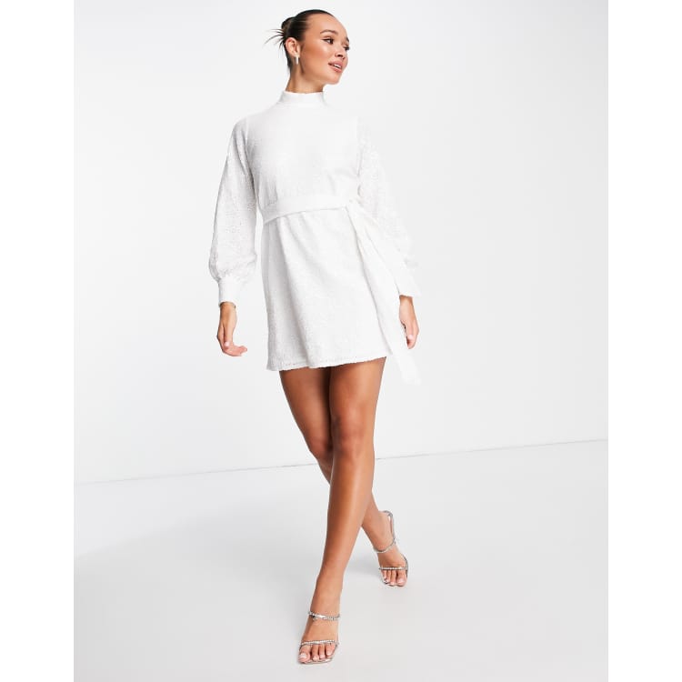 ワンピース maison celon ballon mini dress White maison celon ballon mini dress White