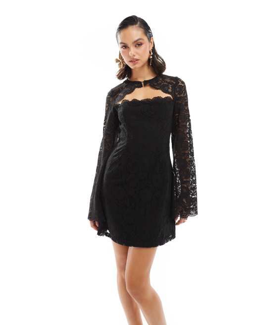 flare lace dress styles Sonya Moda - Como Mini Dress (Size 12) – Goldie's main image 1