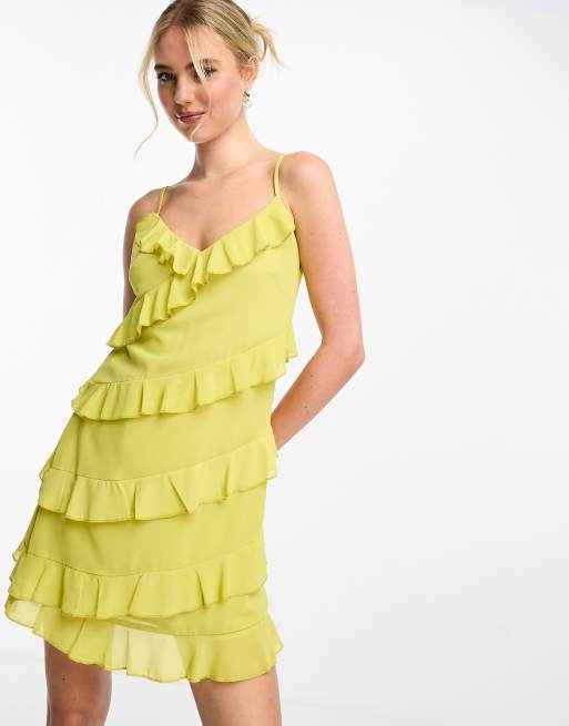 Chartreuse cocktail dress best sale