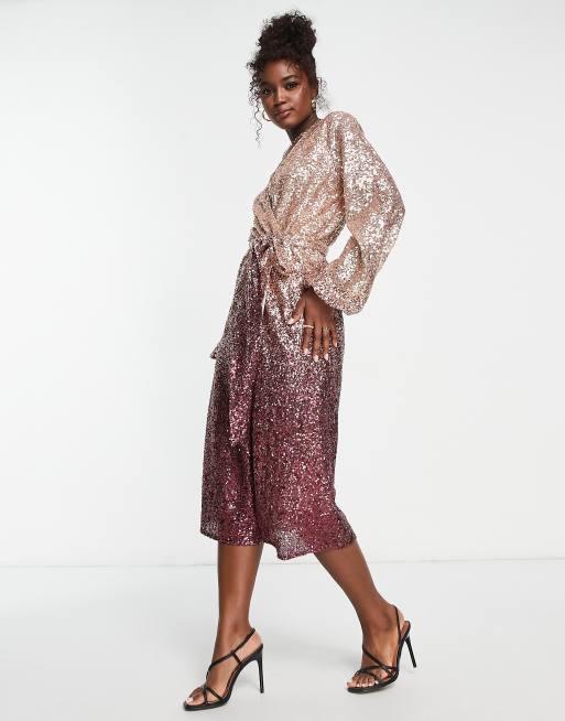 Midi store sparkle dress