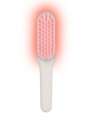 STYLPRO - Brosse à cheveux régénérante pour les racines à lumière rouge - Blanc