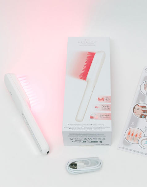 STYLPRO - Brosse à cheveux régénérante pour les racines à lumière rouge - Blanc - view 1