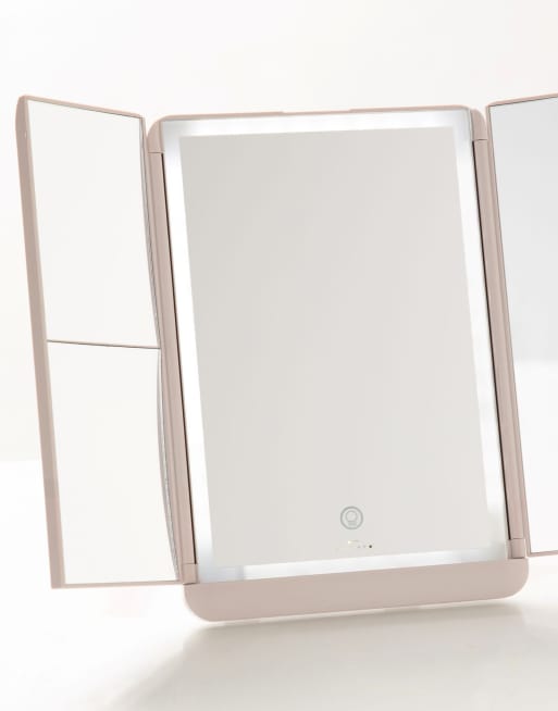 STYLPRO Get Up & Glow Up Folding Mirror in pink