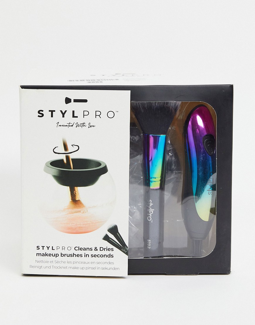 Stylpro Makeup Brush Cleaner And Dryer Gift Set - Rainbow-pink