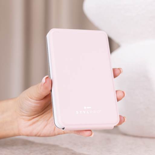 STYLPRO – Mini-Spiegel in Weiß mit LEDs , 2 von 3