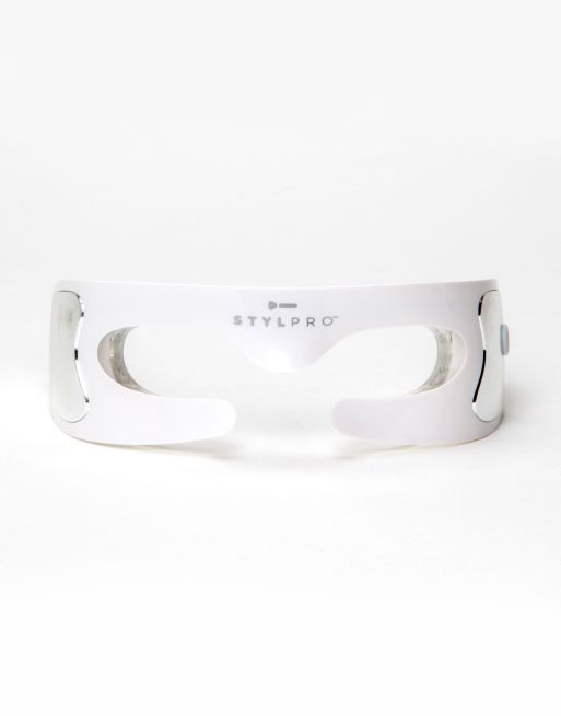 StylPro - Radiant Eyes - Occhiali bianchi a luce LED rossa, 3 di 4