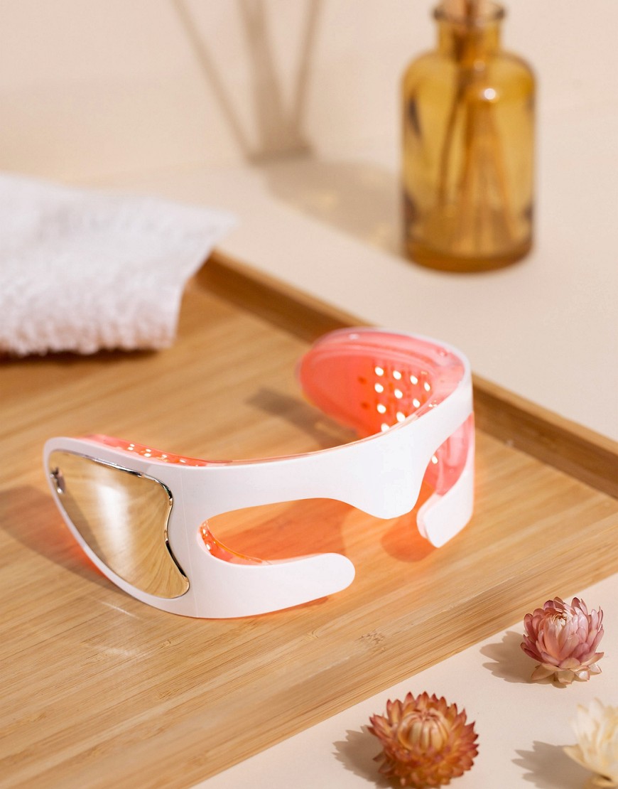 StylPro Radiant Eyes Red LED Light Goggles in white