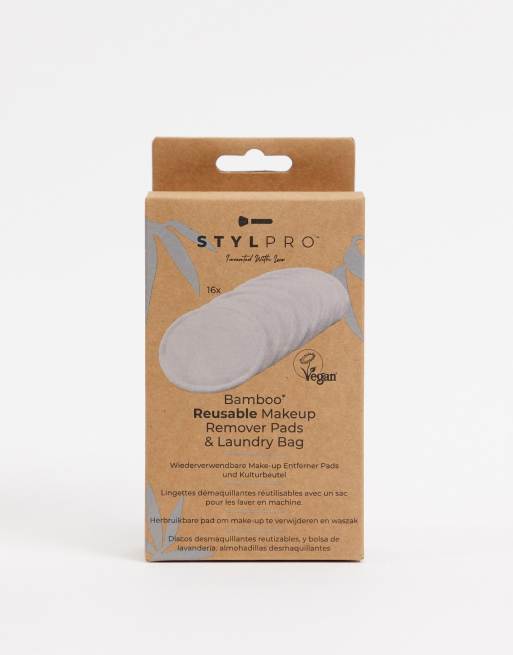STYLPRO Reusable Bamboo Makeup Remover Pads x16, 3 of 4