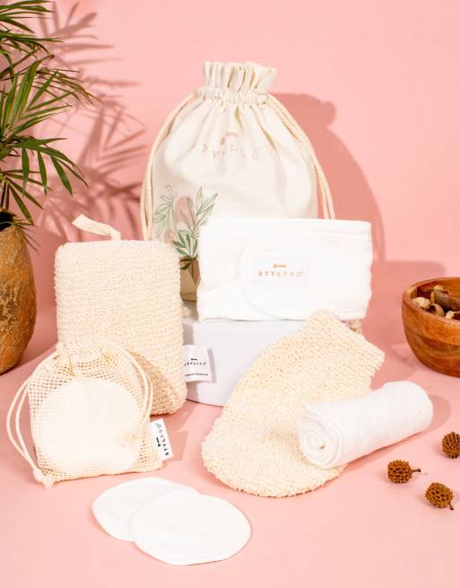 StylPro - Set regalo in bambù bianco, 4 di 4