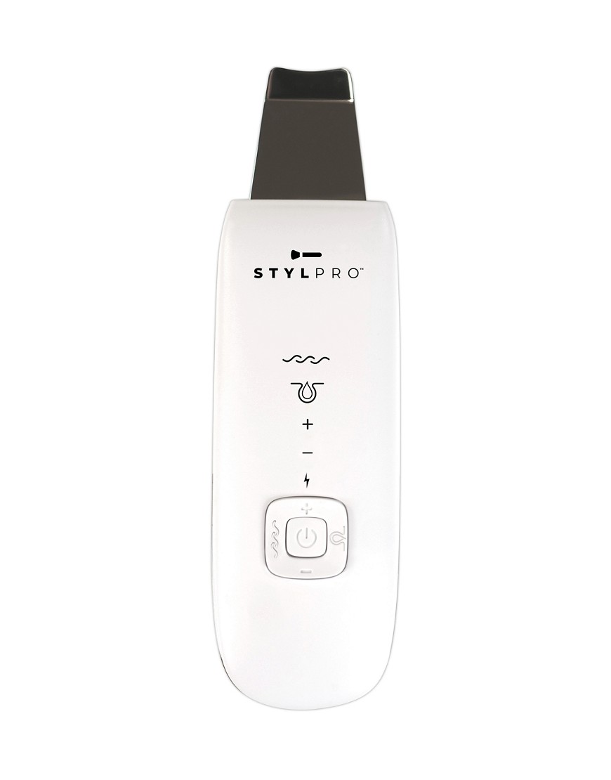 STYLPRO smooth finish ultrasonic ionic facial enhancer-White