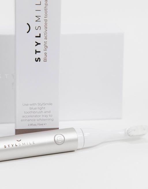 STYLSMILE - Spazzolino da denti Sonic Blue Light & Dentifricio smacchiante con PAPtech, 3 di 4