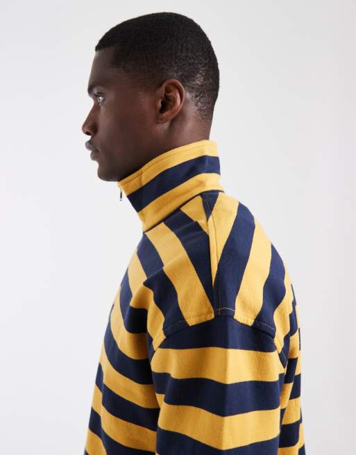 Sudadera a rayas amarillas y negras con cremallera corta Cameron de Levi's , 5 de 5