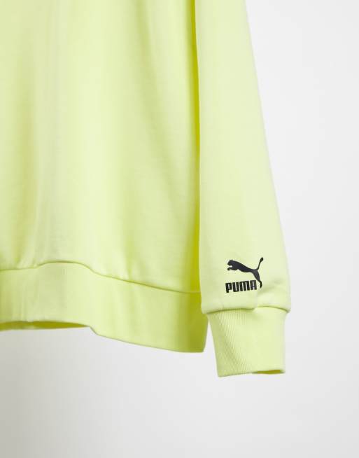 Sudadera discount amarilla puma