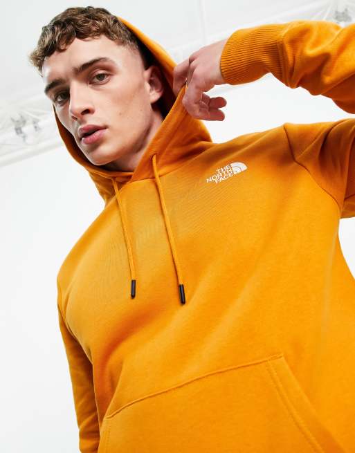 Sudadera amarilla y blanca con capucha y bandera exclusiva en ASOS de The  North Face