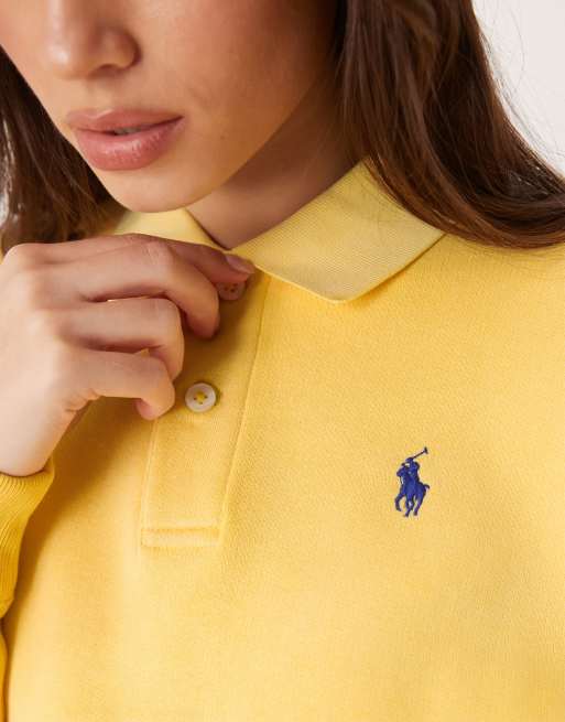 Sudadera amarillo claro de estilo rugby con logo de Polo Ralph Lauren (parte de un conjunto), 3 de 4