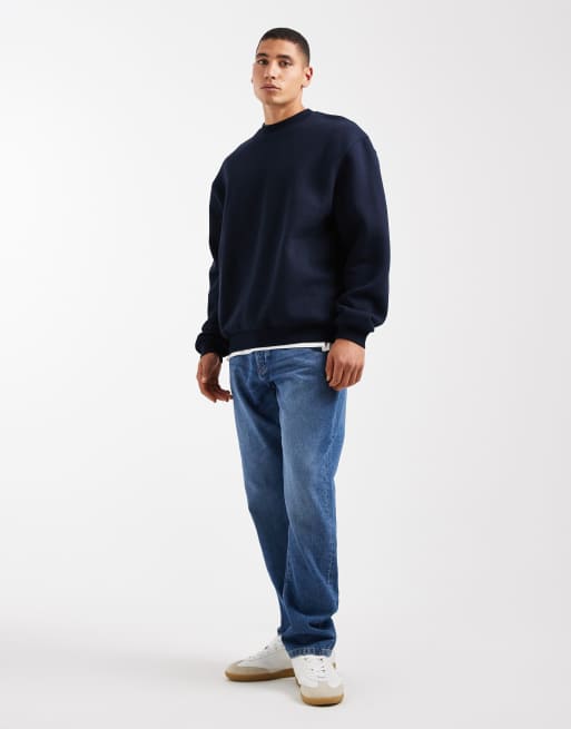 Sudadera azul básica extragrande de ASOS DESIGN, 2 de 5