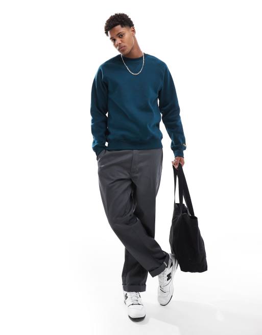 Sudadera azul cerceta Chase de Carhartt WIP, 2 de 4