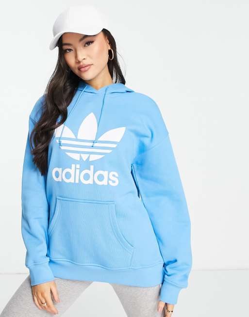 Sudadera azul cielo discount adidas