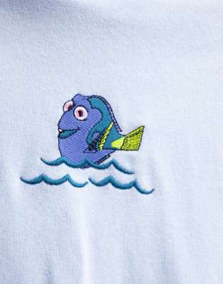 Sudadera Azul Con Capucha Y Diseno De Dory De Buscando A Nemo De Disney Asos