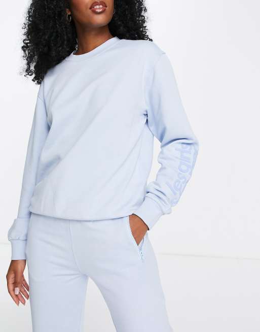 Sudadera azul con cuello redondo Ultimate de Les Girls Les Boys