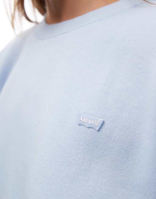 Sudadera azul con logo pequeño Everyday de Levi's, 3 de 4