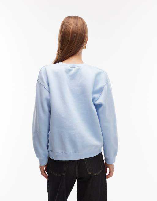 Sudadera azul con logo pequeño Everyday de Levi's, 4 de 4