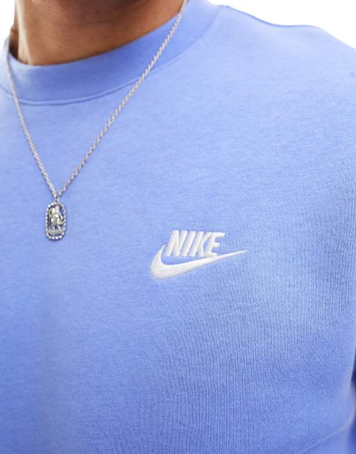 Sudadera azul de Nike Club ASOS