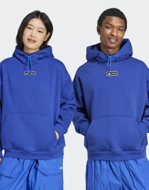 Sudadera azul eléctrico con capucha de adidas Performance x Moon Boot