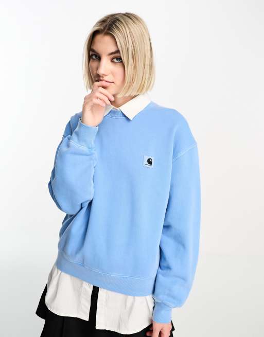 Sudadera azul extragrande Nelson de Carhartt WIP