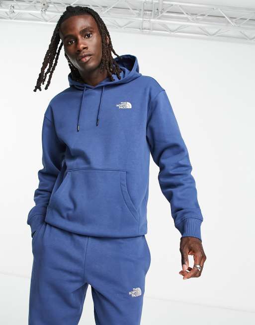 Sudadera azul marino b sica con capucha exclusiva en ASOS de The