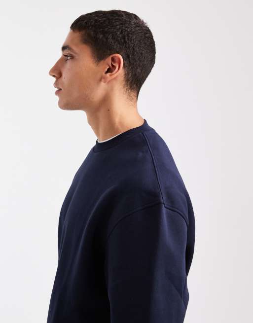 Sudadera azul marino básica Essentials de ASOS DESIGN , 4 de 5