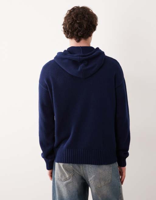 Sudadera azul marino con capucha de punto de Polo Ralph Lauren, 4 de 5