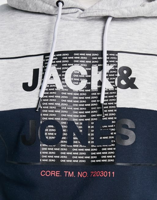 Jack&Jones - Sudadera Sin Capucha Hombre en Azul Marino: Estilo