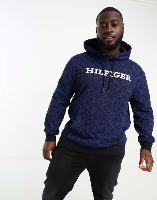 Sudadera Tommy Hilfiger Marino Para Hombre