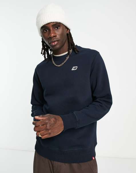Sudadera azul marino con logo pequeño de New Balance - view 1