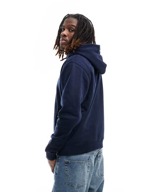 Tommy Hilfiger LOGO HOODY - Jersey con capucha - blue/azul marino 