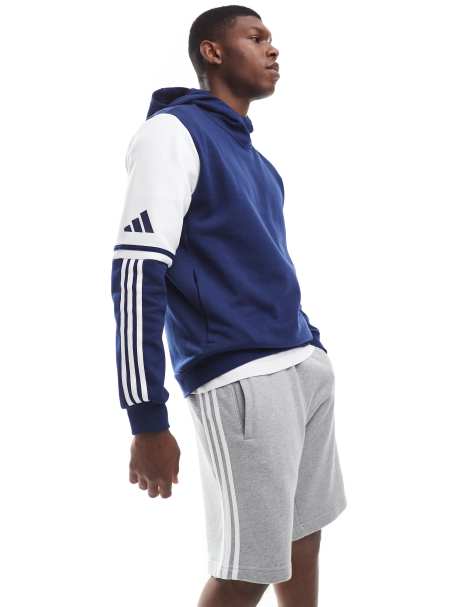 Sudadera azul marino equipo 2 y blanca con capucha Squadra 25 de adidas Performance - view 1