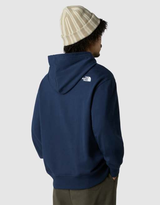Sudadera azul marino holgada con capucha y logo Mountain de The North Face, 2 de 4