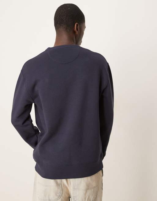 Sudadera azul marino holgada con logo bordado "USA Sport" de GANT, 2 de 4
