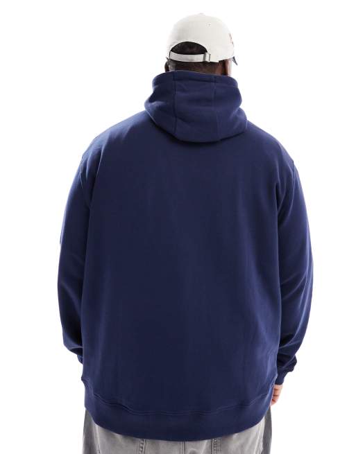 Sudadera azul marino sin cierres con capucha de Lyle & Scott Plus, 4 de 4
