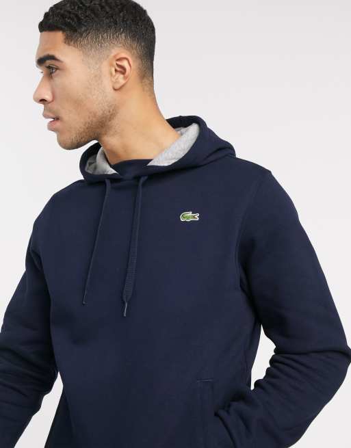 Sudadera Lacoste Sin Capucha Para Hombre En Azul