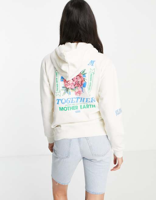 Sudadera beis con capucha Positivity Bff de Vans 