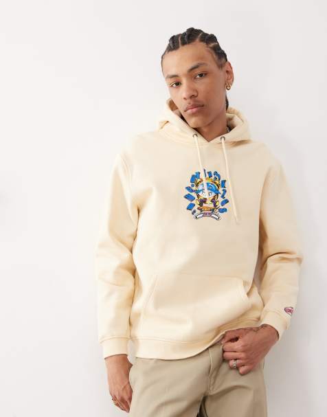 Sudadera beis con capucha y logo gráfico de reloj All Round de Santa Cruz - view 1