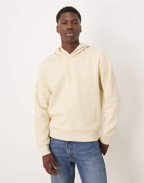 Sudadera beis extragrande con capucha de Mango - view 1