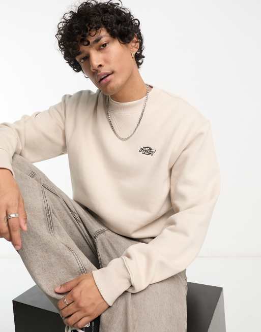 Sudadera beis extragrande premium Summerdale exclusiva en ASOS de Dickies