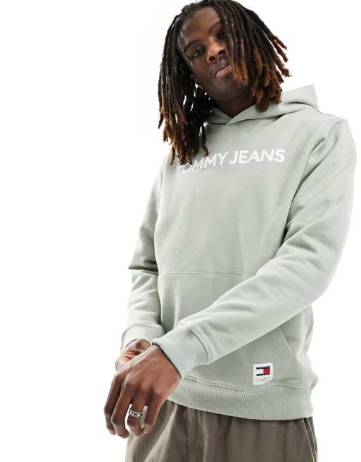 Sudadera beis gris ceo de corte est ndar con capucha Bold Classics