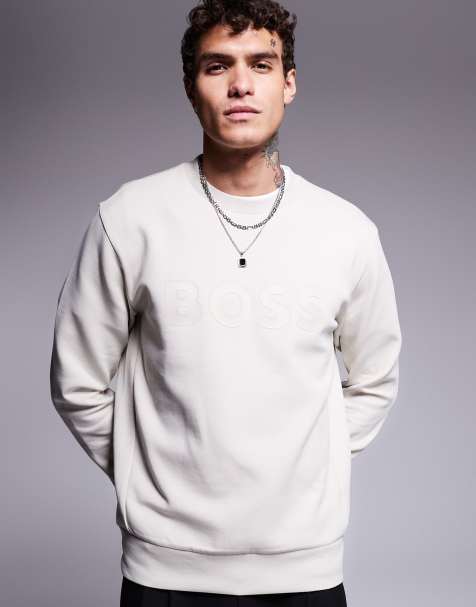 Sudadera beis Salbo de BOSS Green - view 1
