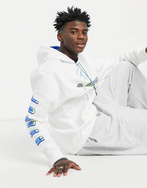 Sudadera blanca con capucha Sports DNA de Nike Jordan ASOS