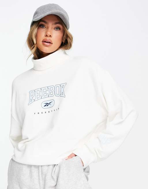 Sudadera reebok blanca new arrivals