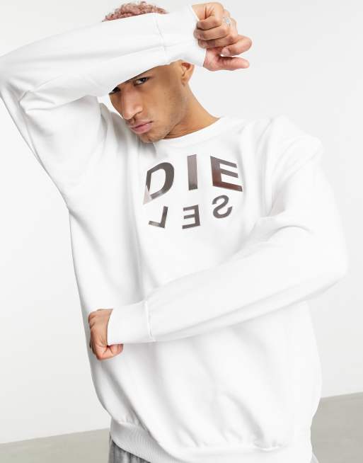 Sudadera discount diesel blanca